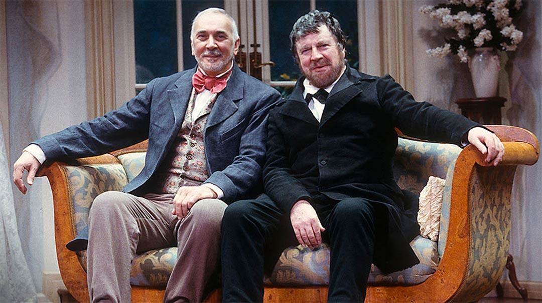Frank Langella with Alan Bates in Fortune’s Fool
