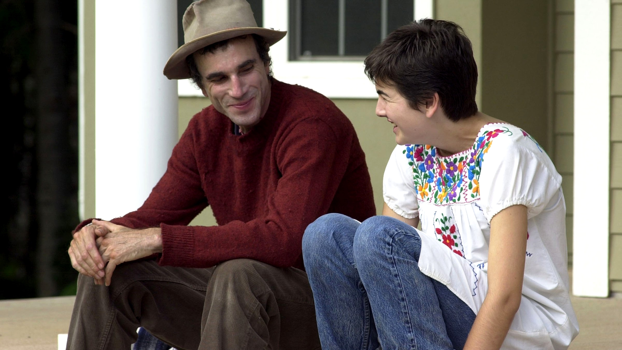 Daniel Day-Lewis and Camilla Belle in The Ballad of Jack and Rose