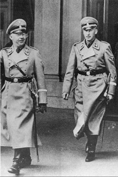 Heinrich Himmler and Reinhard Heydrich