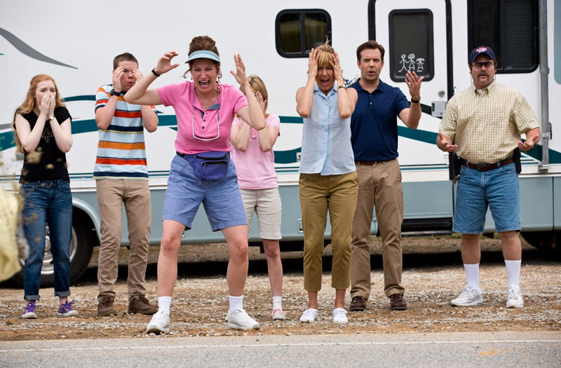 Kathryn Hahn and the cast from We’re The Millers