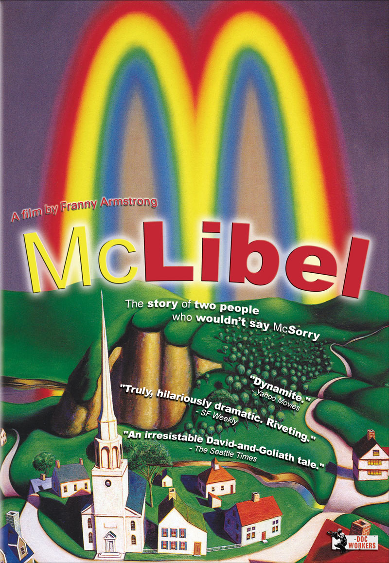Poster for the documentary McLibel