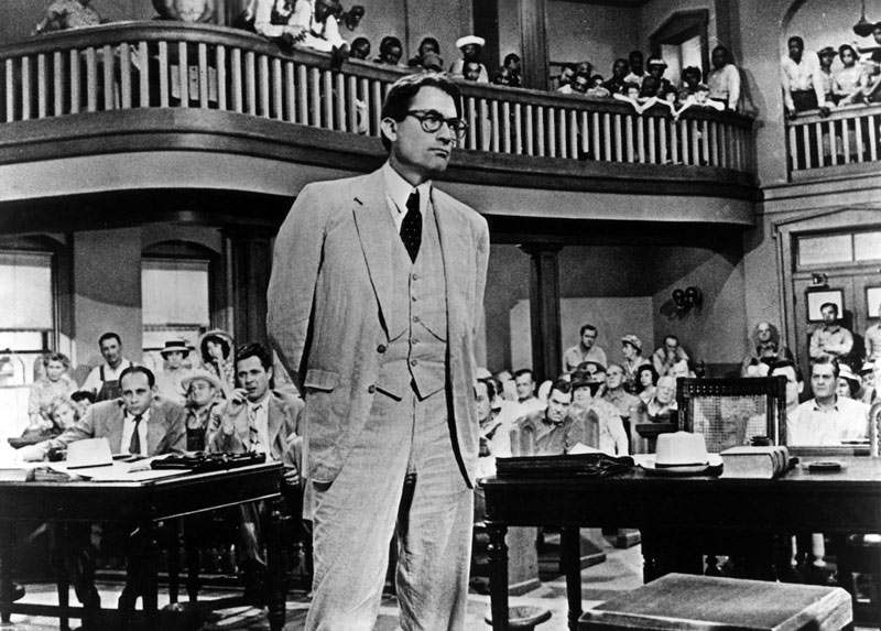 Gregory Peck in To Kill a Mockingbird