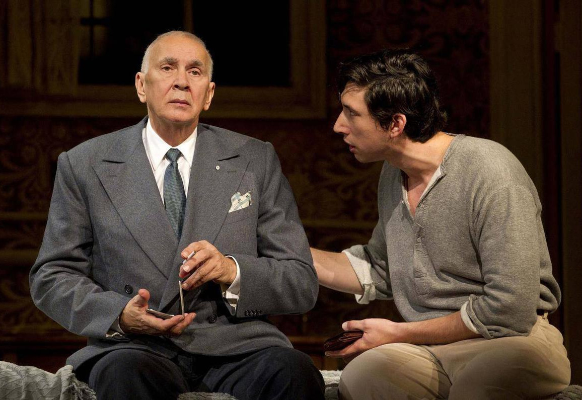 Frank Langella and Adam Driver in Man and Boy