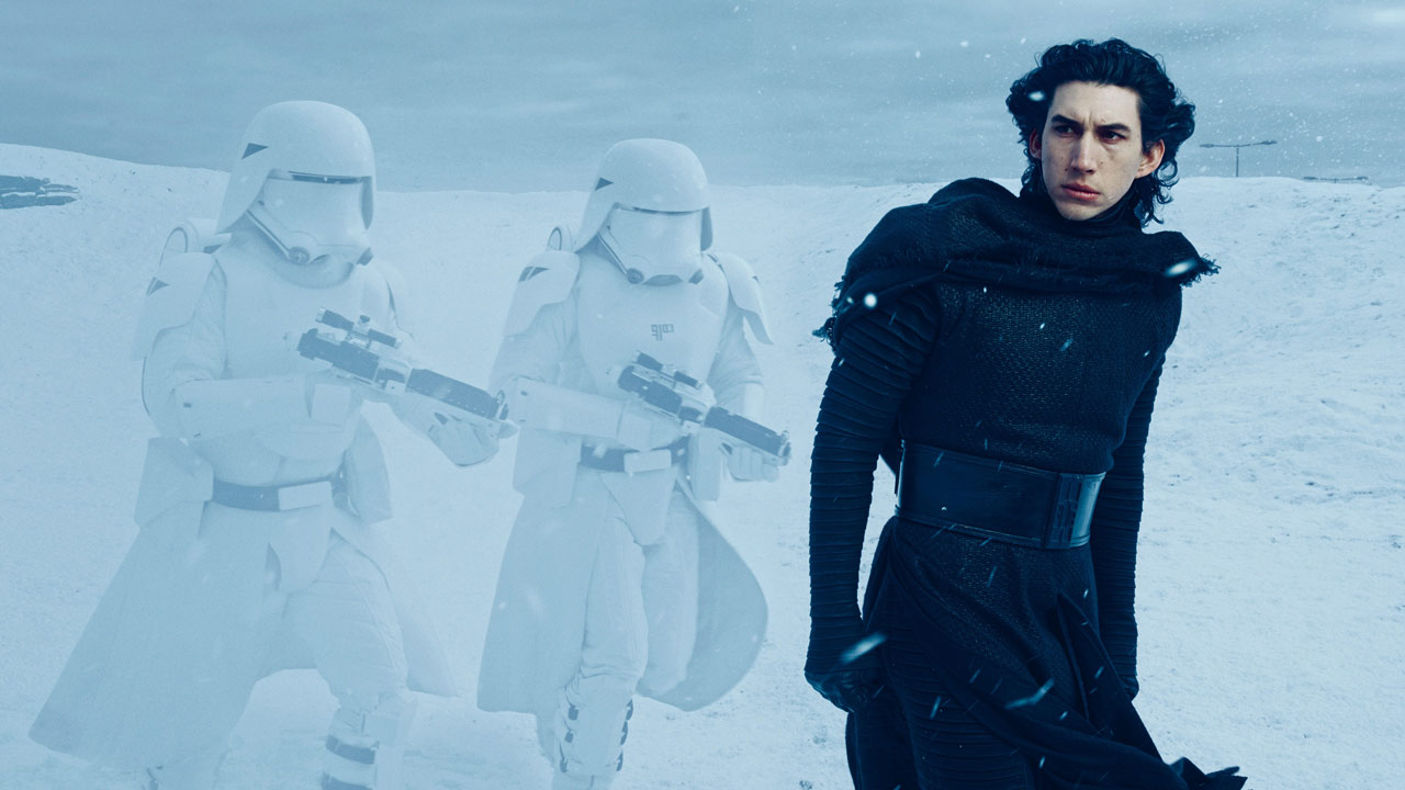 Annie Leibovitz photo of Adam Driver as Kylo Ren