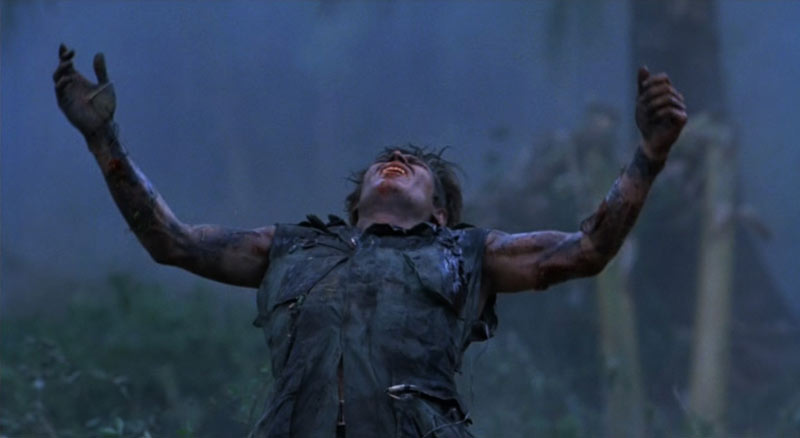 Richardson found the horrible beauty of war in [em]Platoon[/em].
