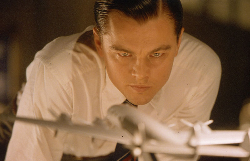Leonardo DiCarprio prepares for flight in [em]The Aviator[/em]