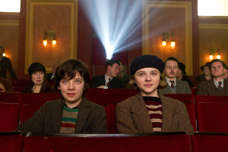 Asa Butterfield and Chloë Grace Moretz in [em]Hugo[/em]