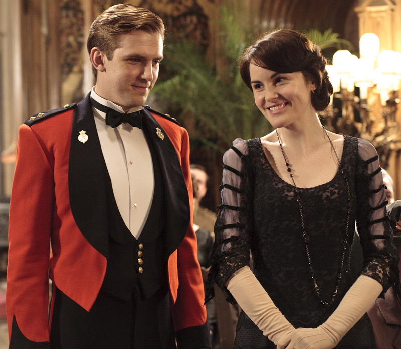 Stevens and Michelle Dockery in [em]Downton Abbey[/em]