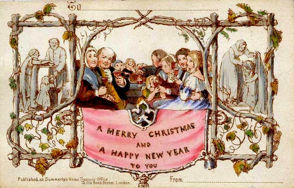 Sir Henry Cole’s original Christmas card Sir Henry Cole’s original Christmas card