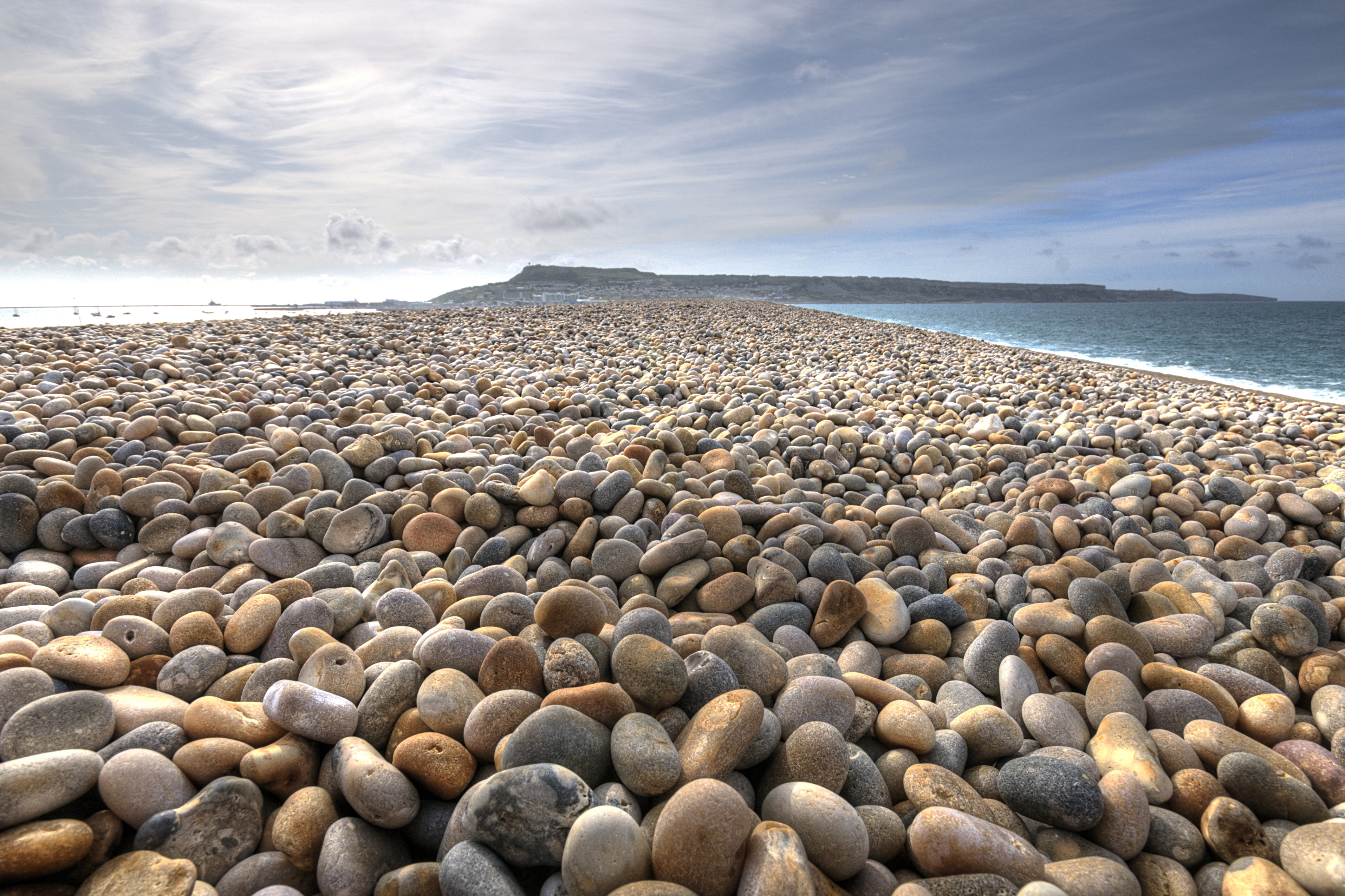 Chesil Beach's pebbles