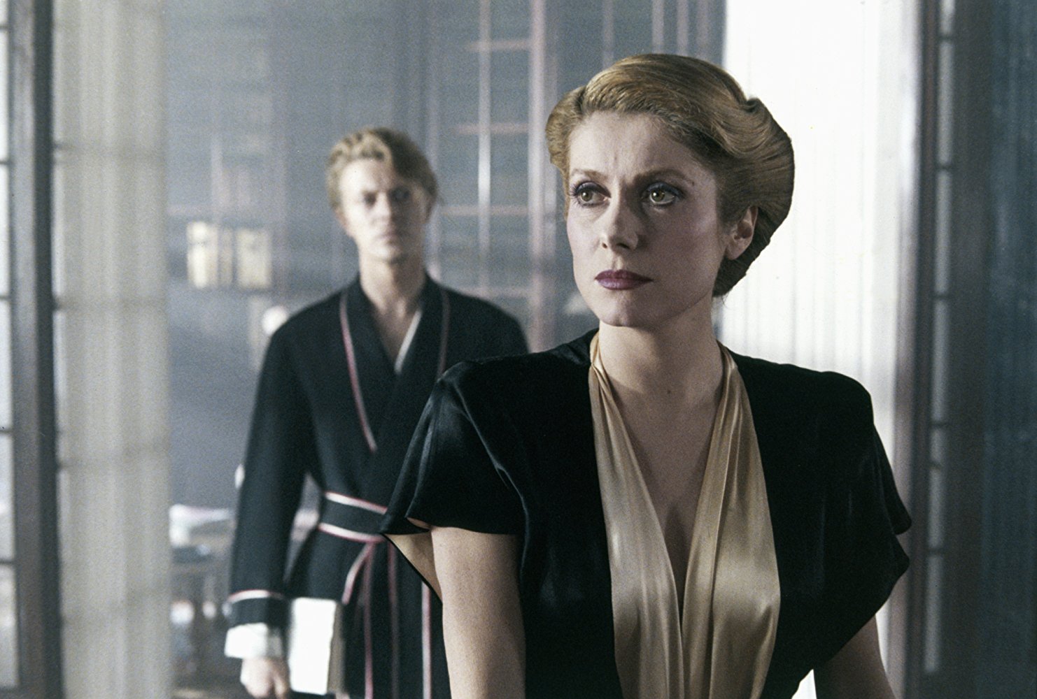 David Bowie and Catherine Deneuve in <em>The Hunger</em> David Bowie and Catherine Deneuve in <em>The Hunger</em>