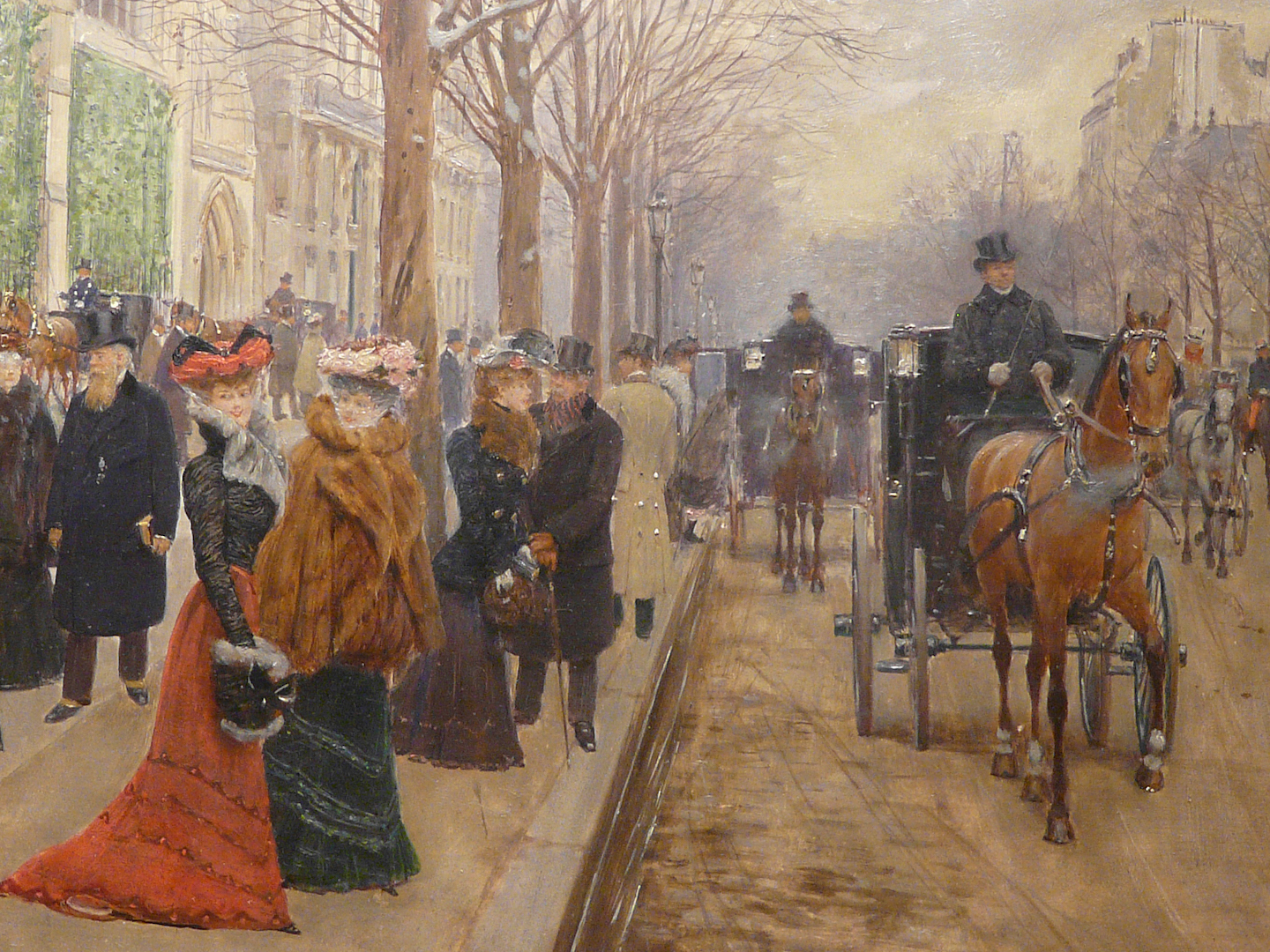 A detail from Jean Georges Béraud's 