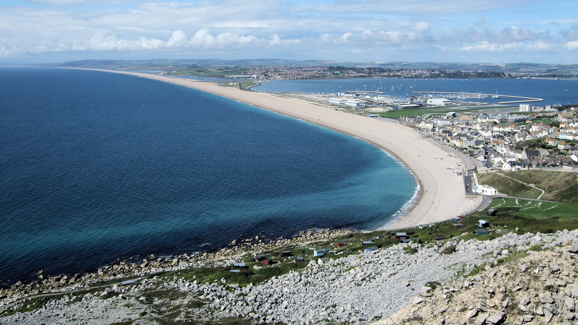 Britain from the Air - Chesil Beach